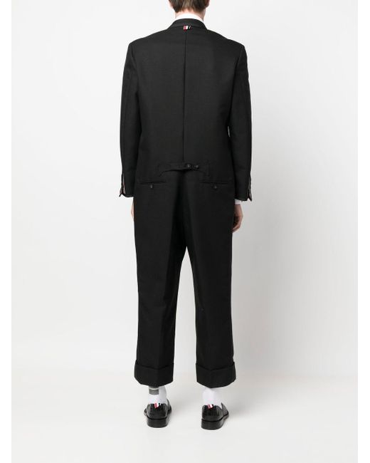 Thom Browne Black Suit-style Wool Jumpsuit for men