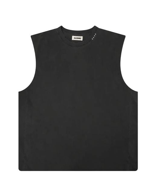 Alchemist Black Monk Graphic-Print T-Shirt for men