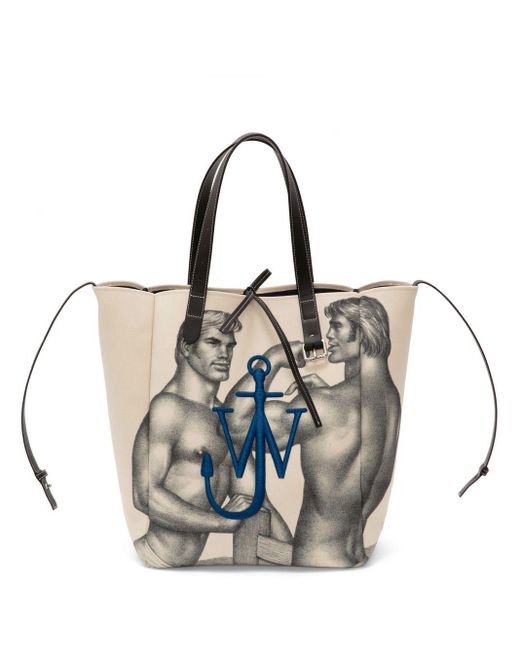 J.W. Anderson Natural X Tom Of Finland Tote Bag
