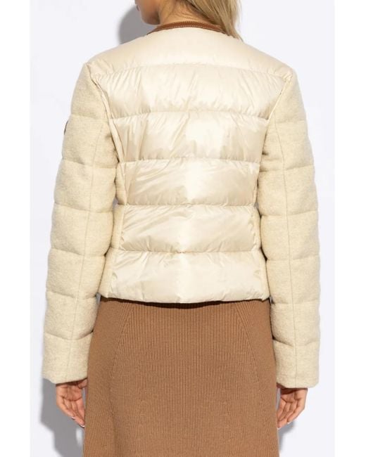 Moncler Natural Elegant Winter Mini Jacket For