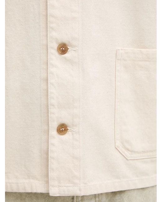 A.P.C. Natural Kerlouan Button-Up Patch-Pocket Jacket for men