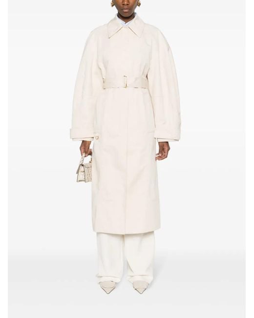 Jacquemus Natural 'Bari' Coat
