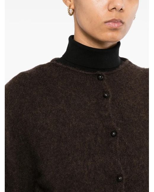 YEAREAST Black Button-Up Cardigan