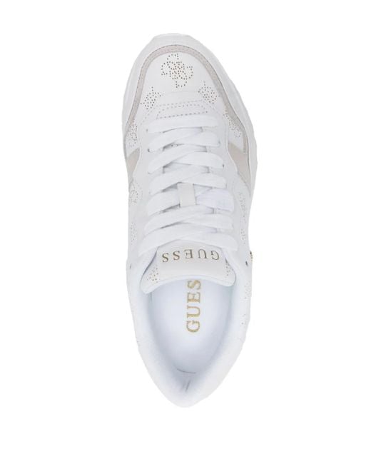 Guess White Vinsa Sneakers