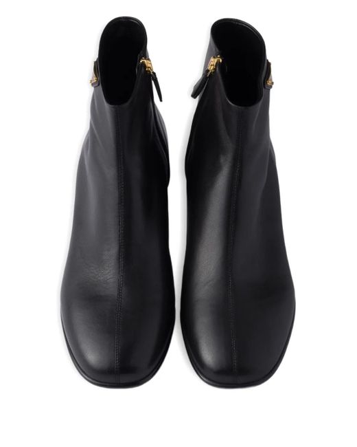 Prada Black Stiefeletten Mit Logo