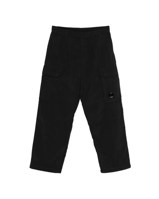 C P Company Black Pants for men