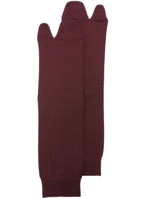 Maison Margiela Purple Tabi Split-Toe Socks