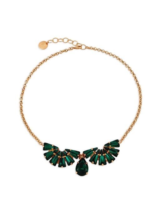 Anton Heunis Metallic Crystal-Embellished Necklace