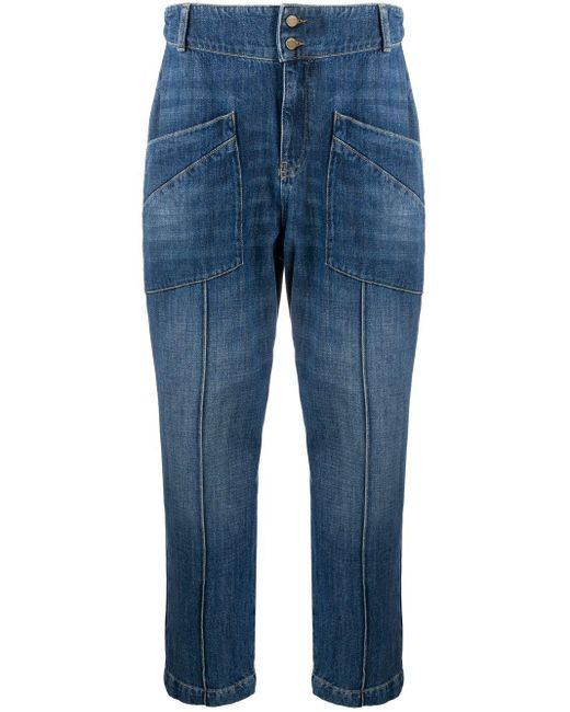 Ba&sh Blue Jake Balloon-leg Jeans