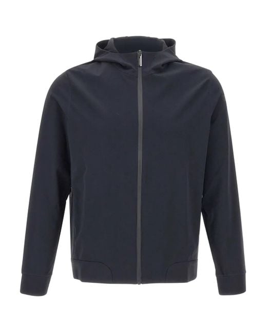 Chaqueta con capucha fija y cremallera Rrd de hombre de color Blue