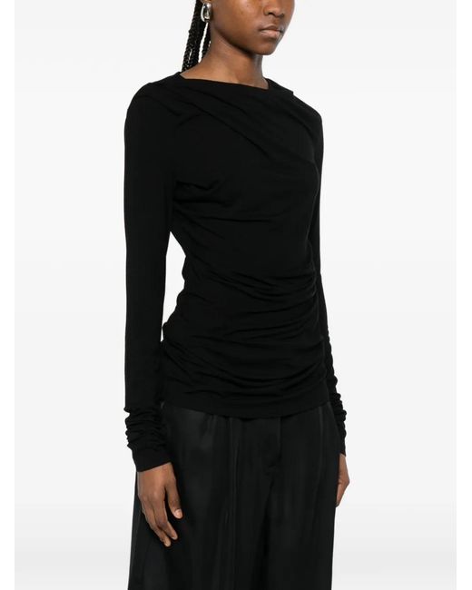 Entire studios Black Draped Top