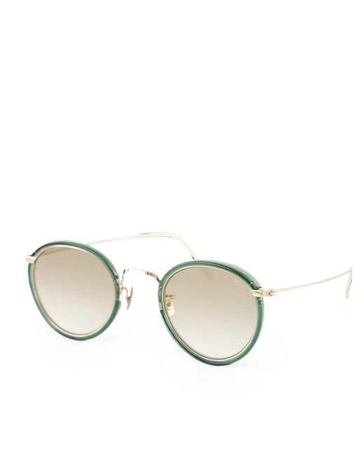 Eyevan 7285 Metallic 717E Round-Frame Sunglasses for men