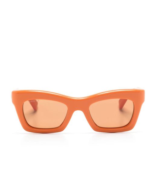 Gucci Pink GG1773S Sonnenbrille mit Butterfly-Gestell