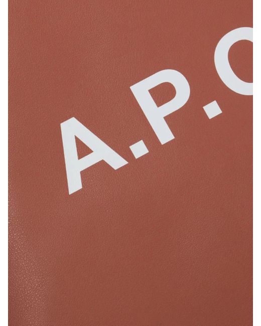 A.P.C. Pink Small Ninon Tote Bag