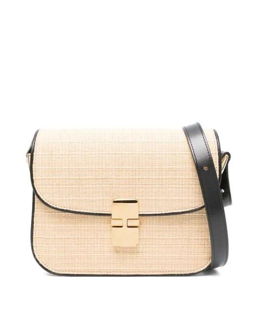 A.P.C. Natural Small Grace Shoulder Bag