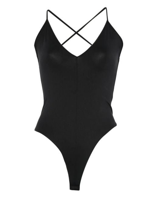 Wardrobe NYC Black V-Neck Bodysuit