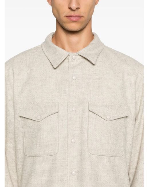 メンズ Eraldo パデッド シャツ White