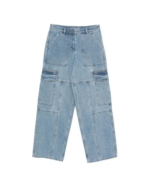 MICHAEL Michael Kors Blue Flap-Pocket Jeans