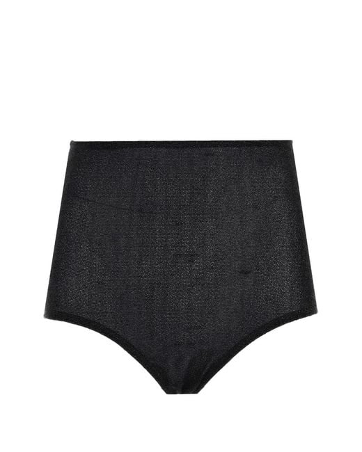 Laura Urbinati Black High-Waisted Briefs