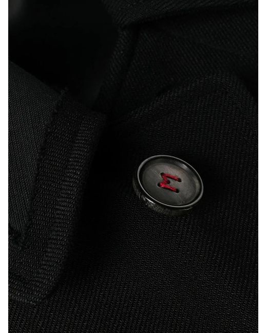 Maison Margiela Black Single-breasted Coat