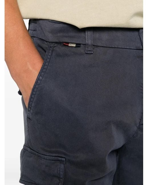 Mason's Blue Chile Elasticated-Waist Cargo Pants for men