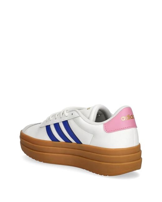 Adidas White Vl Court Bold Sneakers