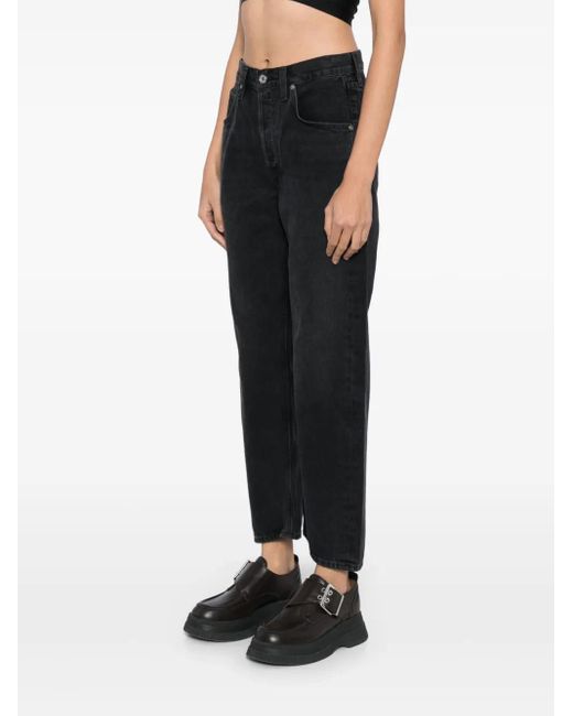 Citizens of Humanity Black Dahlia Bow Leg Jeans