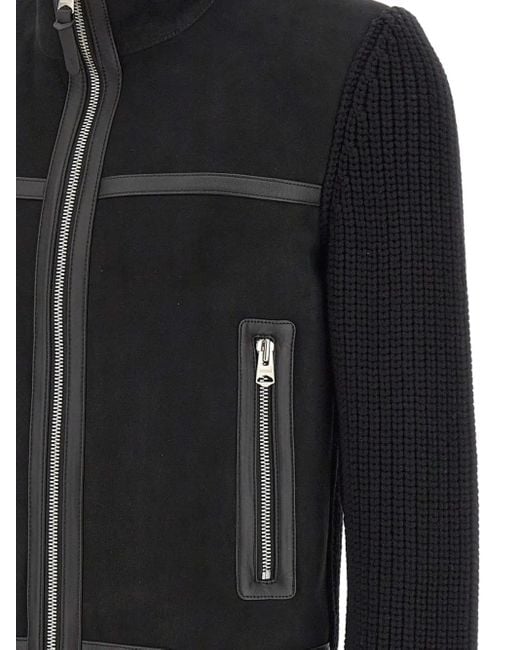 Giacca Con Dettaglio di Mackage in Black da Uomo