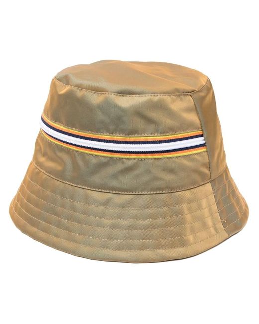 K-Way Natural Zip-Detail Bucket Hat