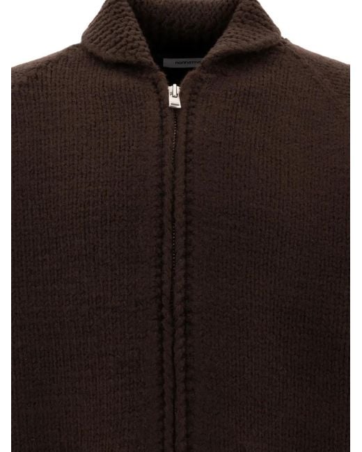 Nonnative Black Zip-Front Patch Pocket Cardigan for men