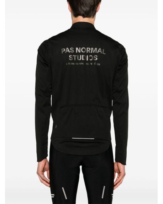 Pas Normal Studios Black Essential Thermal Performance Jacket for men