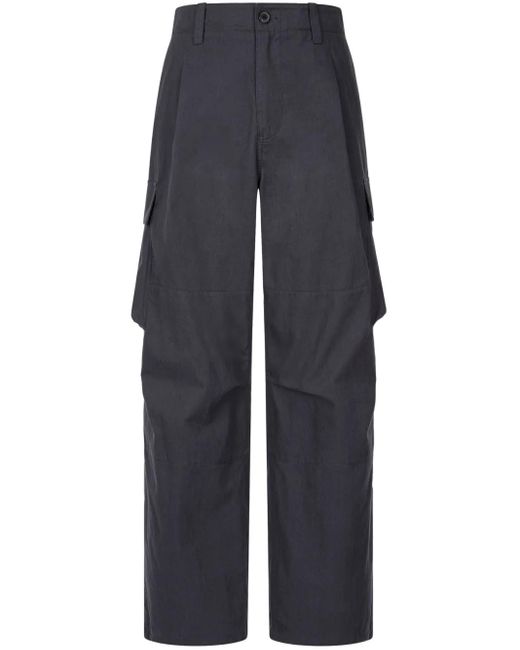 Studio Tomboy X Blue Straight-Leg Cargo Trousers for men
