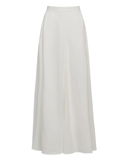 Twp White Cecelia Flared Skirt