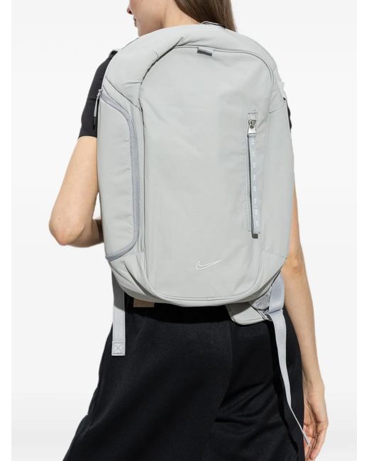 Nike Gray Sac À Dos À Logo Brodé