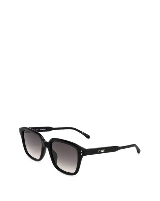 Isabel Marant Black Square-Frame Sunglasses