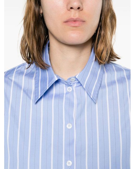 Sandro Blue Hemd mit Streifen