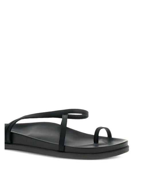 Ancient Greek Sandals White Eleftheria Strap Sandals