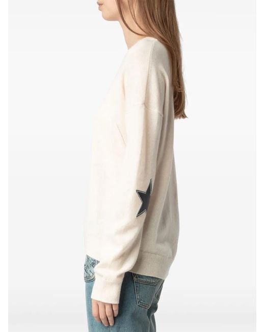 Pull À Patch Cici Zadig & Voltaire en coloris White