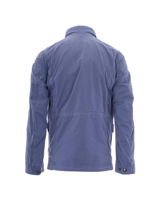 Blauer Blue Four-Pocket High-Neck Jacket for men