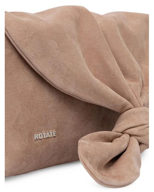ROTATE BIRGER CHRISTENSEN Pink Knot-Detail Tote Bag