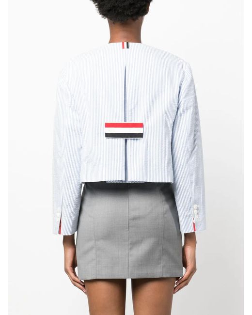 Thom Browne Cropped Jack in het Blue