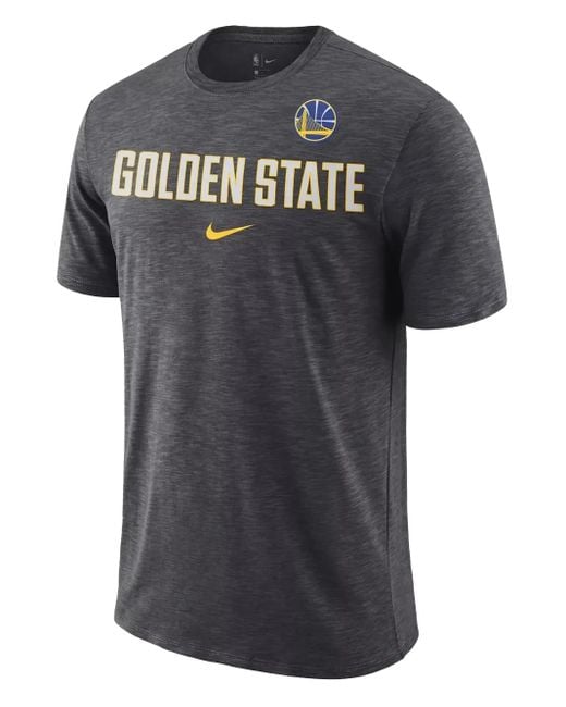 Nike Black X Nba Golden State Warriors Dri-Fit T-Shirt for men