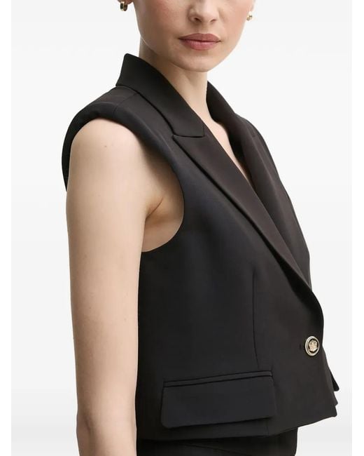 GAUDI Black Cropped Vest