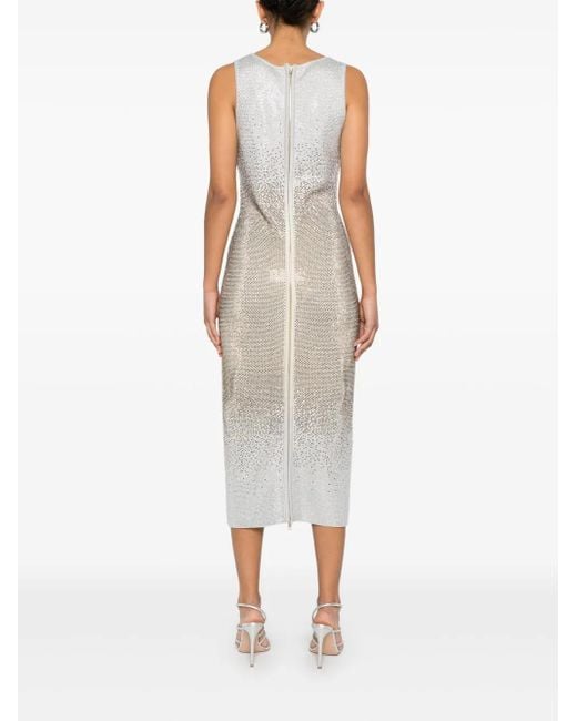 retroféte White Essie Midi Dress