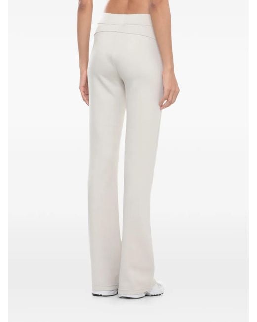 K-Way Flared Broek in het White