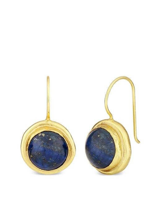 Ottoman Hands Blue Lapis Noa Drop Earrings