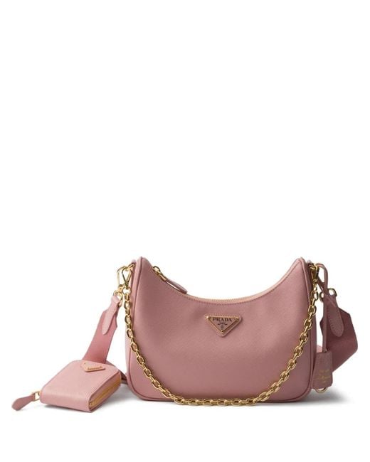 Prada Pink Re-Edition 2005 Tote Bag