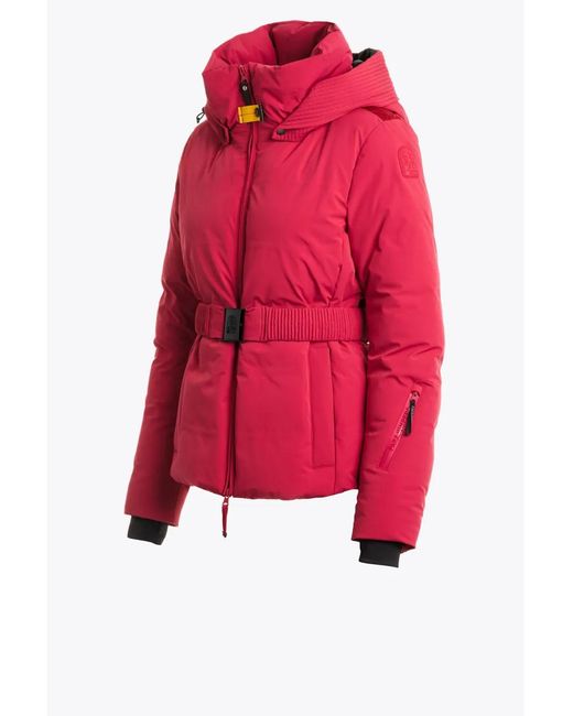 Parajumpers Red Logo-Patch Jacket