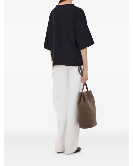 Loulou de Saison Black Osis Drop-Shoulder T-Shirt