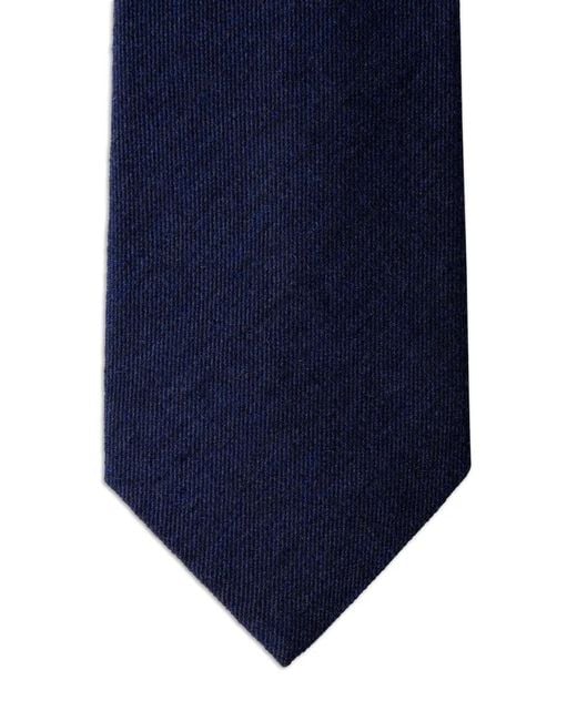 Hackett Solid Twill Stropdas in het Blue voor heren